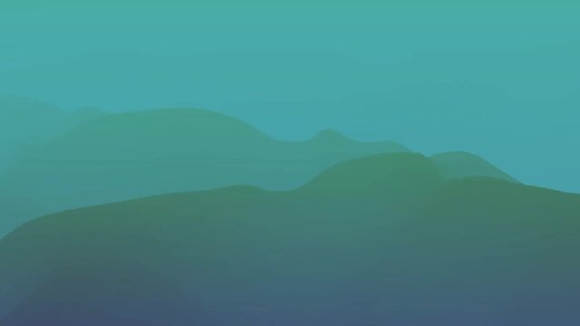 Animation blue gradient abstract background.
