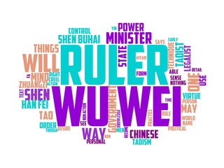Fototapeta premium wuwei wordcloud concept, wordart, wuwei,china,travel,history