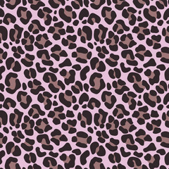 Leopard print in coffee tones, eps 8
