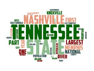 tennessee wordcloud concept, wordart, tennessee,travel,usa,city