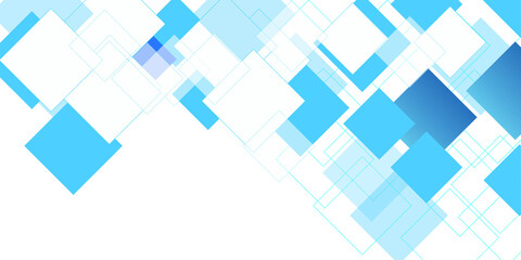 Abstract Blue Background With Lines