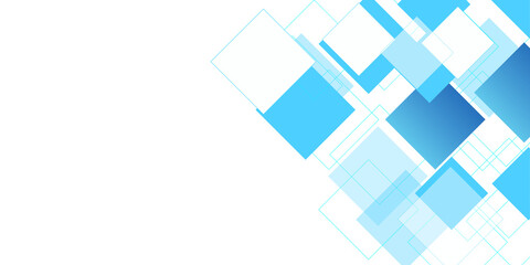 Abstract Blue Background With Lines