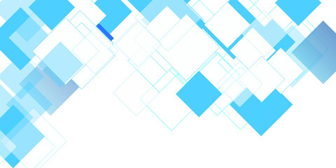 Abstract Blue Background With Lines