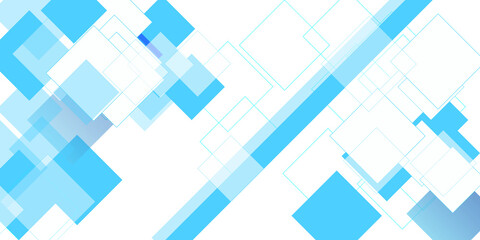 Abstract Blue Background With Lines