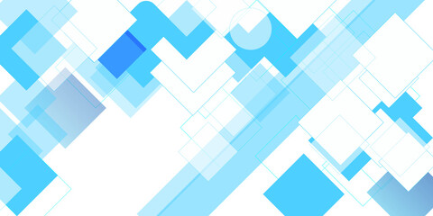 Abstract Blue Background With Lines