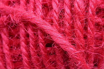 red ball of wool background 