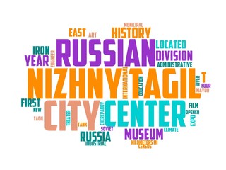 nizhny tagil wordcloud concept, wordart, russia,tagil,nizhny,landscape