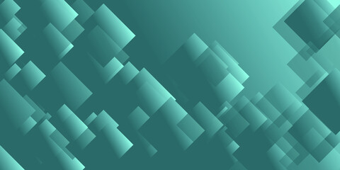 Abstract Blue Background With Squares