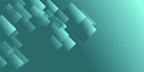 Abstract Blue Background With Squares