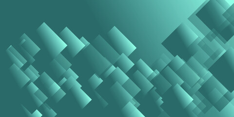 Abstract Blue Background With Squares