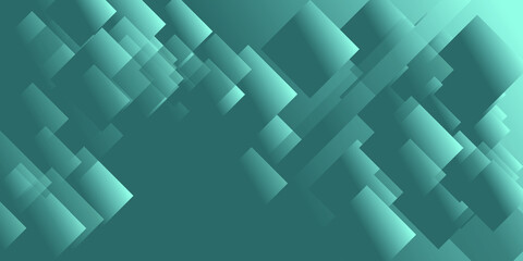 Abstract Blue Background With Squares