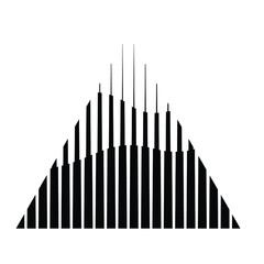 Lines Vector Triangle Background . Modern Geometrical Design Template .