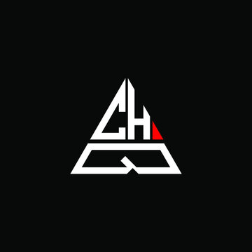 CHQ letter logo creative design. CHQ unique design
