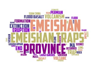 emeishan wordcloud concept, wordart, china,emeishan,sichuan,mountain