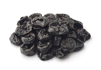 Pile of dried prunes
