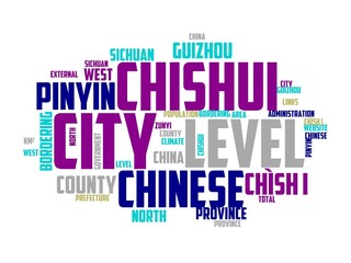 chishui wordcloud concept, wordart, waterfall,water,china,green