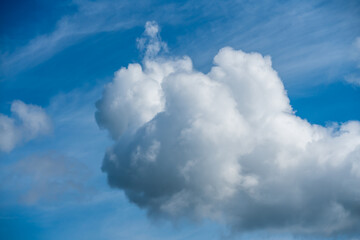 Dramatic clouds on a stormy day