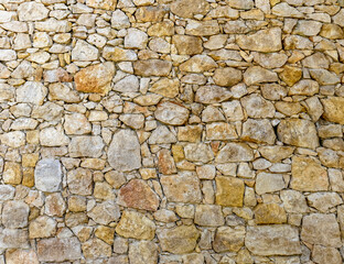 random cut stone wall, seamless natural background