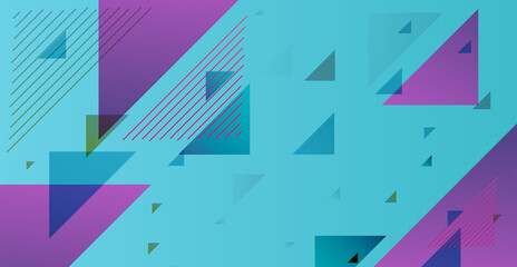 Abstract geometric background. Bauhaus, Memphis minimalist retro poster graphic vector illustration. Abstract trendy pattern of square and round shapes.