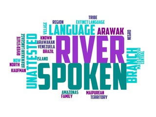 arawakan wordcloud concept, wordart, arawakan,flag,national,symbol,background