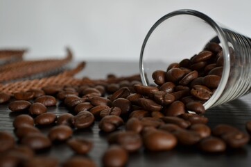 coffee beans in a bowl