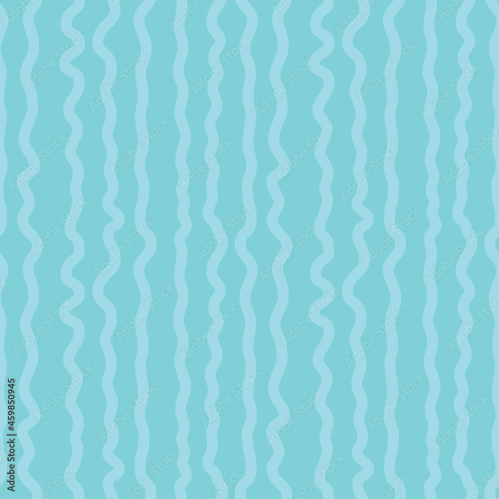 Poster Blue abstract vector repeat pattern