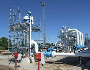 Gas-holder
Latvia, Inchukalns. Inčukalns underground gas storage in Latvia. Large reserves of...