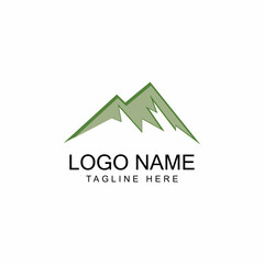 Mountain icon Logo Template Vector illustration design