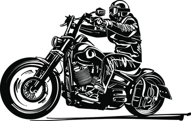 motorcycles on a white background © xamyak13