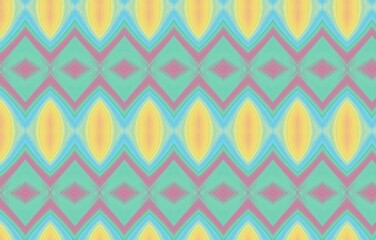 Colorful pattern for textile and design. Abstract background for textile design, wallpaper, surface textures, wrapping paper.Tribal colorful geometric pattern.