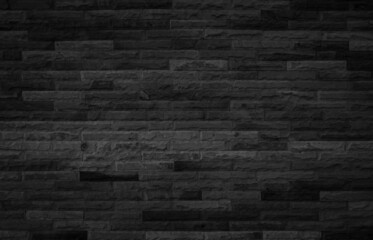 Abstract dark brick wall texture background pattern, Empty brick wall surface texture design backdrop decoration.