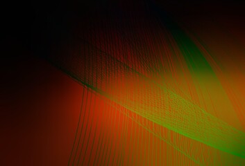 Dark Red vector blurred bright template.