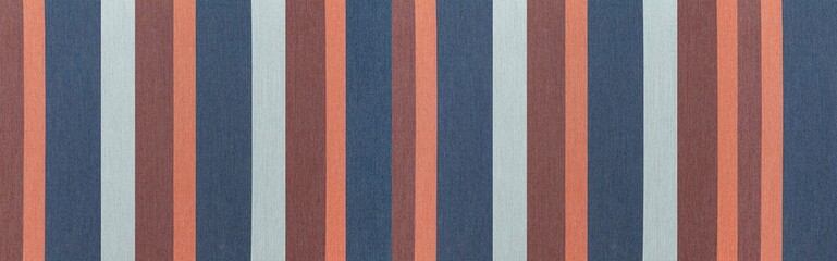 Fototapeta premium Panorama of Fabric texture with multi-colored stripes. Colored embroidery pattern and background seamless