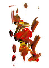 brush abstract paint