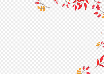 Pink Leaves Background Transparent Vector. Berries Decoration Texture. Green Leaf Floral. Fly Design. Herb Vibrant.