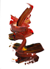 brush abstract paint