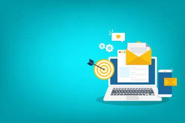 Email and messaging, Email marketing campaign, Working process, New email message