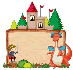 Fairy tale banner template