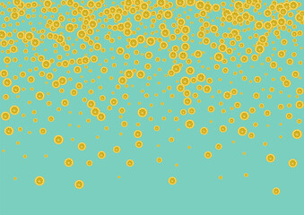 Sunny Fruit Background Green Vector. Group Set. Bright Citrus Nature. Levitation Sunny Decoration.