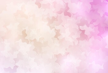 Light Pink, Yellow vector template with chaotic shapes.