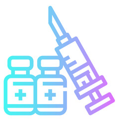 vaccine line icon