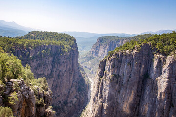 Fototapeta na wymiar Turkey Canyon Tazy Nature Gorge landscape mountain view