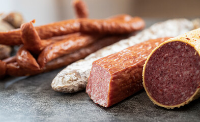 salami and sausage