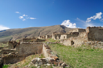 The ancient Chechen village of Khoy. Russia