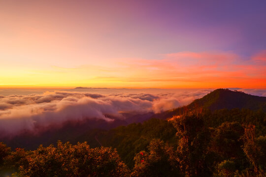 Monson Viewpoint at Doi Angkhang, Chiang Mai Thailand