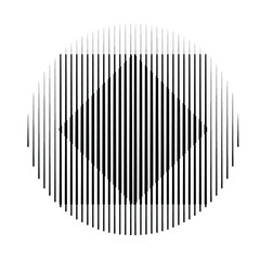 Abstract Hipster Lines Background with geometric circles . Vector Line Design . Poster template . Minimal art .