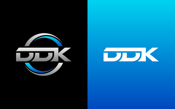 DDK Letter Initial Logo Design Template Vector Illustration