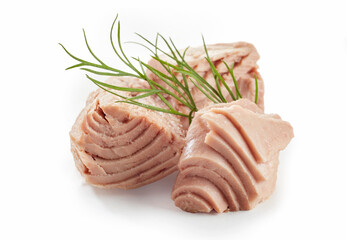 Canned tuna with fresh herbs