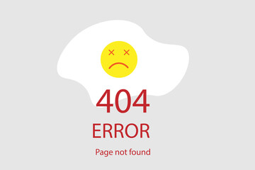 Obraz premium Concept page 404 error