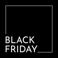 Black Friday banner. Vector illustration	